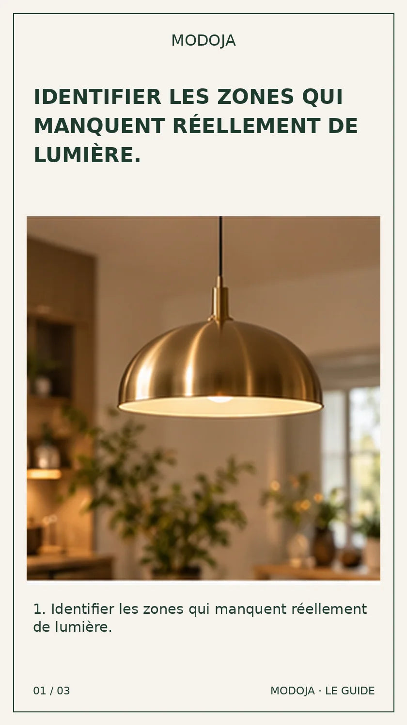 plafonnier LED cuisine sombre : guide MODOJA