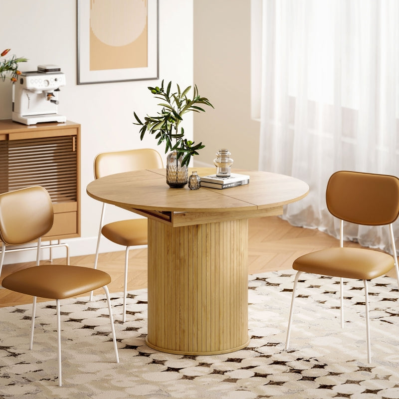 Table à manger extensible 6 à 8 personnes 110–150 cm