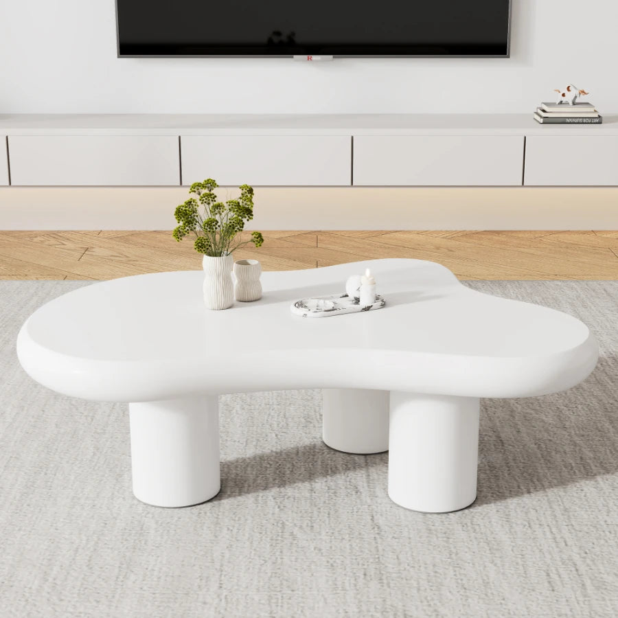Table basse nuage laquée 97 × 67 cm