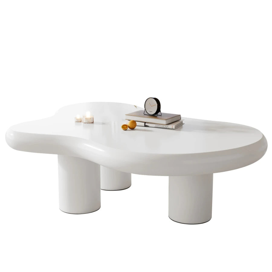 Table basse nuage laquée 97 × 67 cm