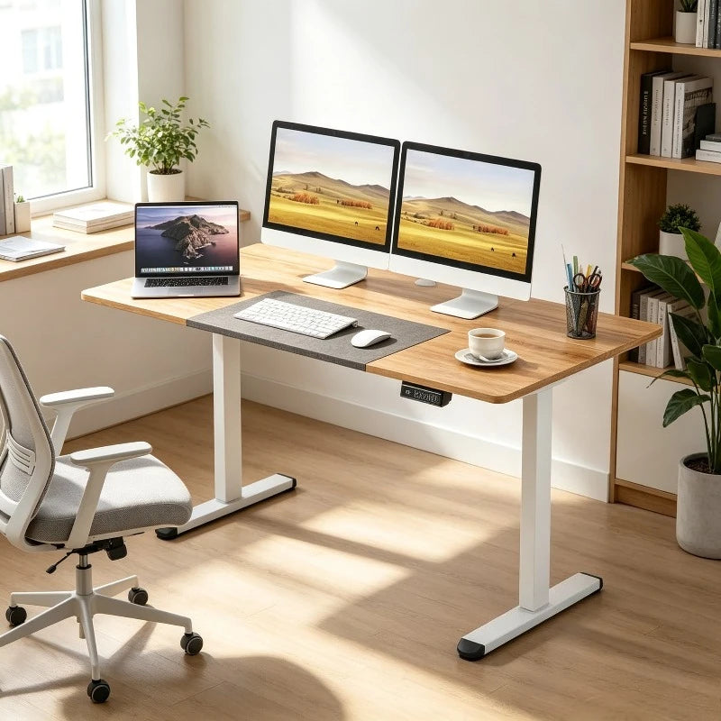 Bureau assis-debout électrique 55 × 27,5 pouces
