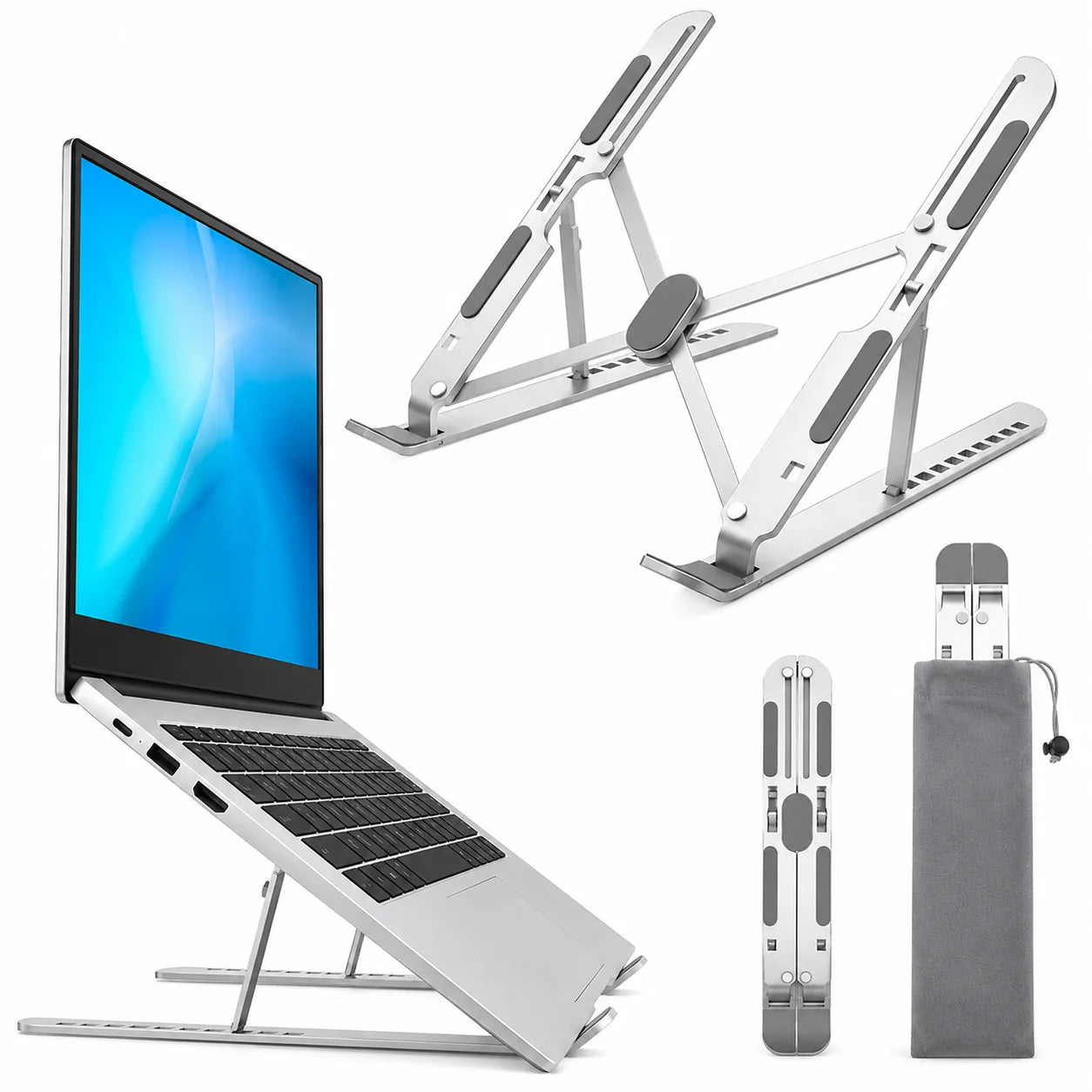 Support pliable pour ordinateur portable, 10 positions – vue 2