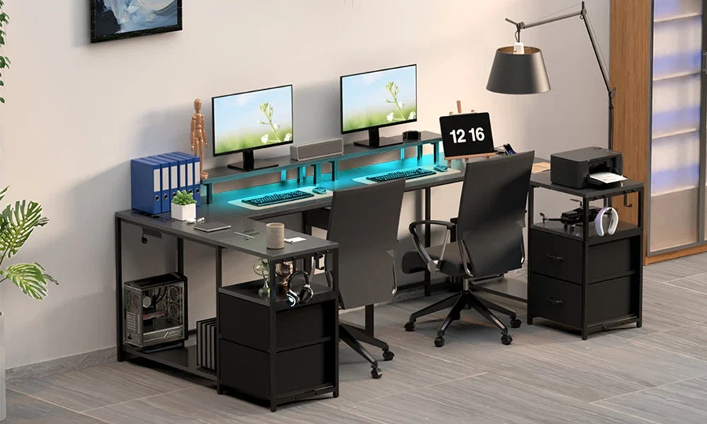 Dimensions du bureau gaming en L