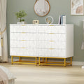 Commode blanche 4 tiroirs à motif arbre 60 × 40 × 79 cm