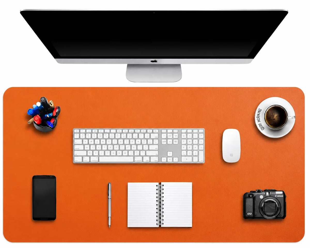 Sous-main de bureau 80 × 40 cm, aspect cuir – vue 11