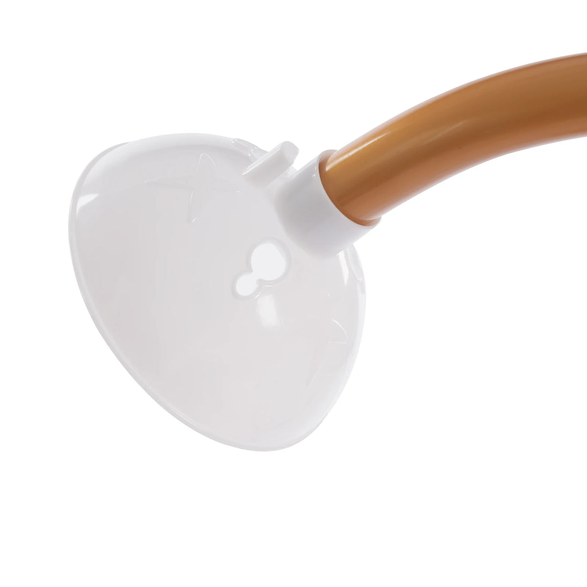 Connexion d’arche à ballons: tube doré avec coupelle blanche de base