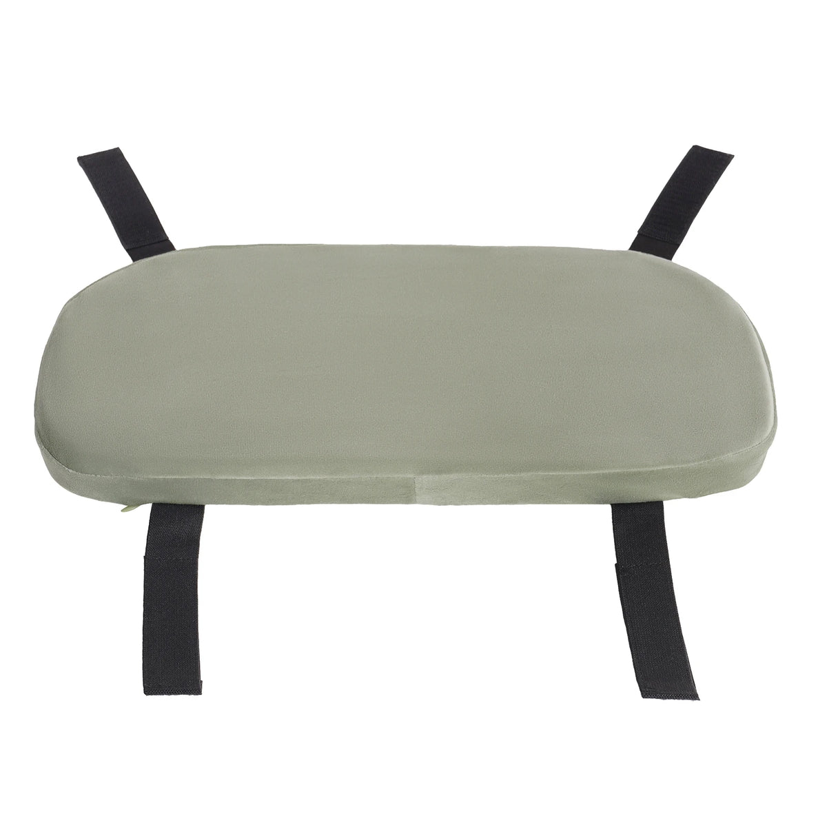 Banc de méditation pliable en bambou avec assise rembourrée — dessous du banc