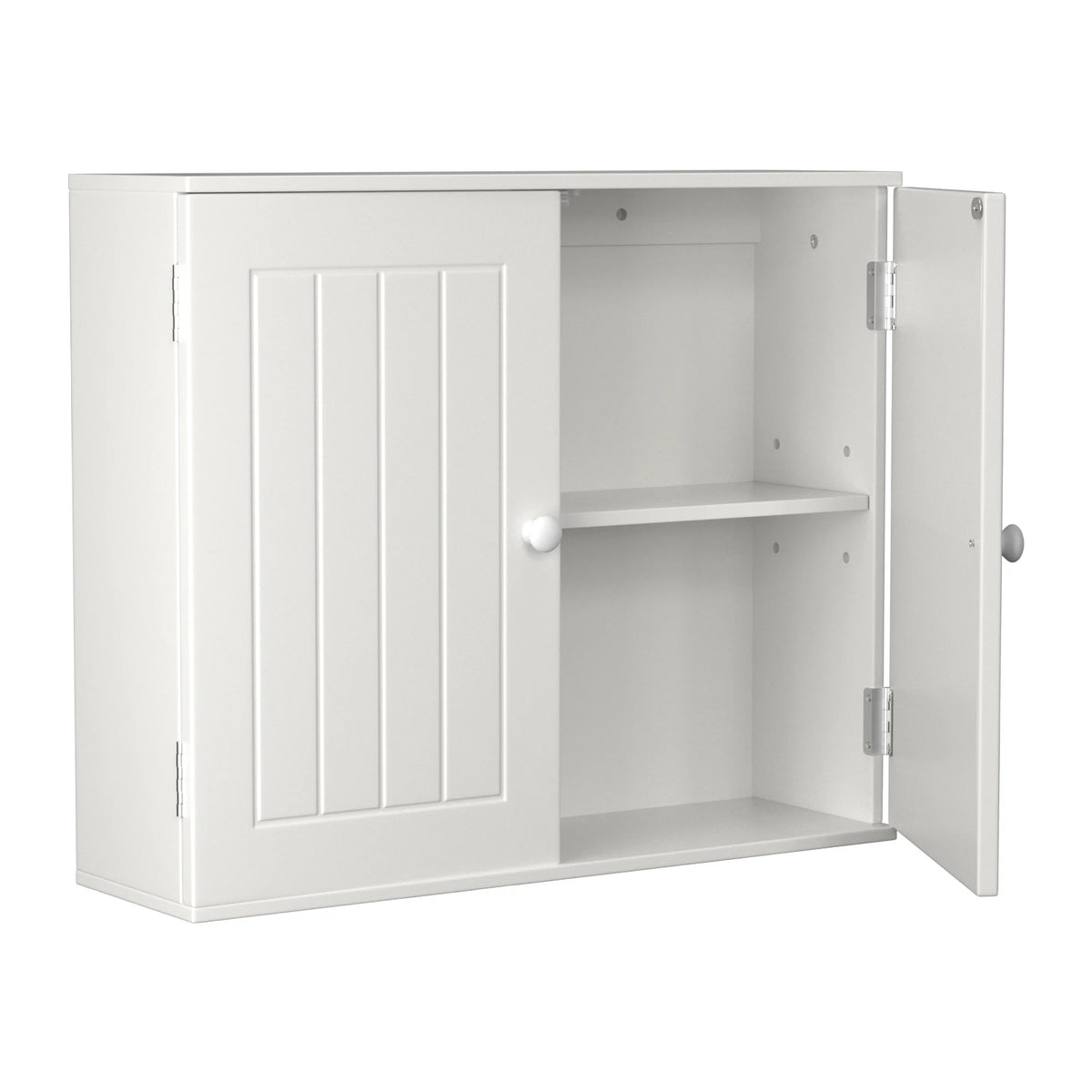 Armoire de rangement étroite blanche pour salle de bain, illustration 1