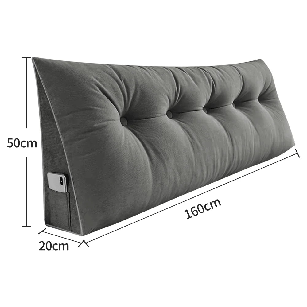 Coussin triangulaire de dossier pour tête de lit, visuel 5