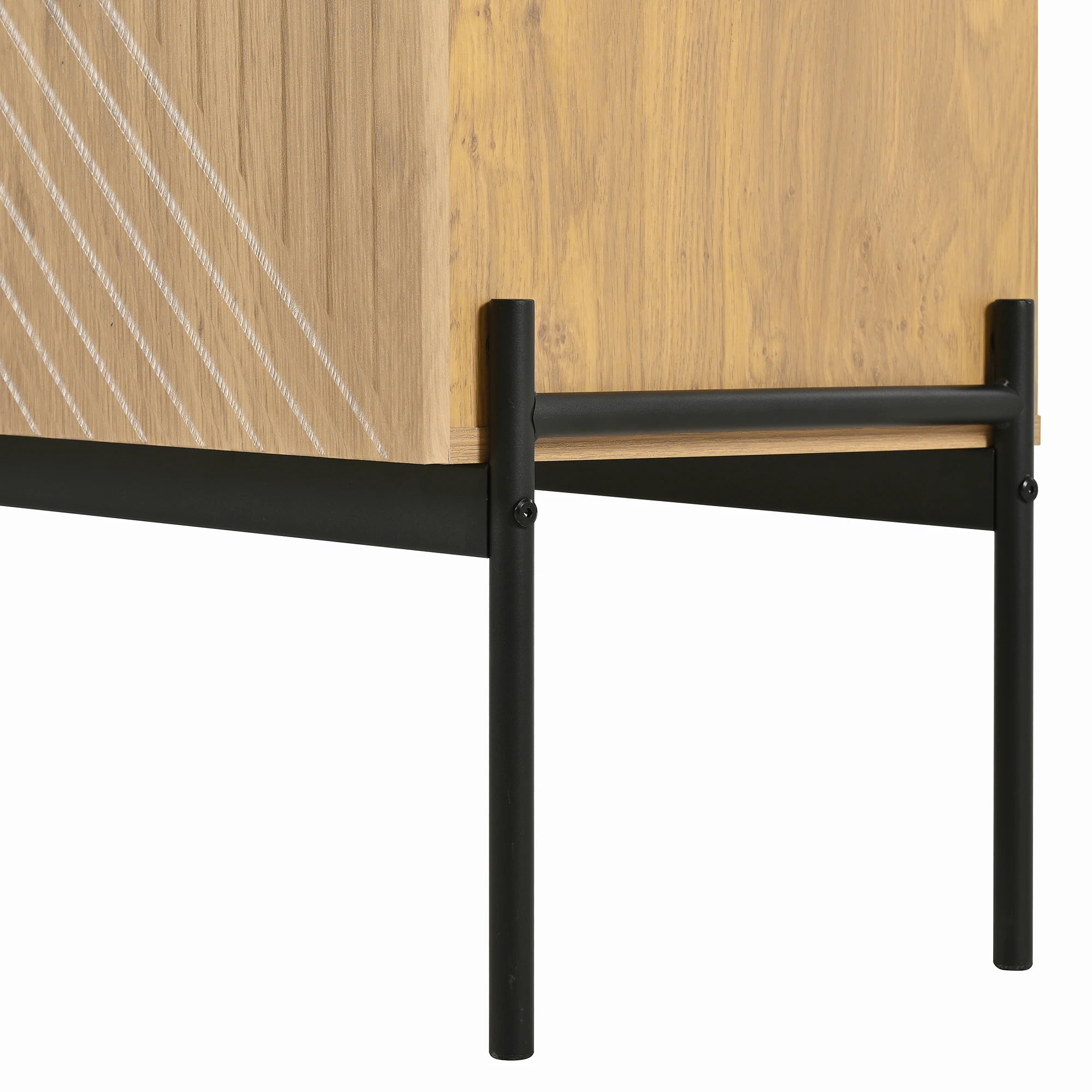 Buffet moderne 2 portes et 3 tiroirs 140 cm