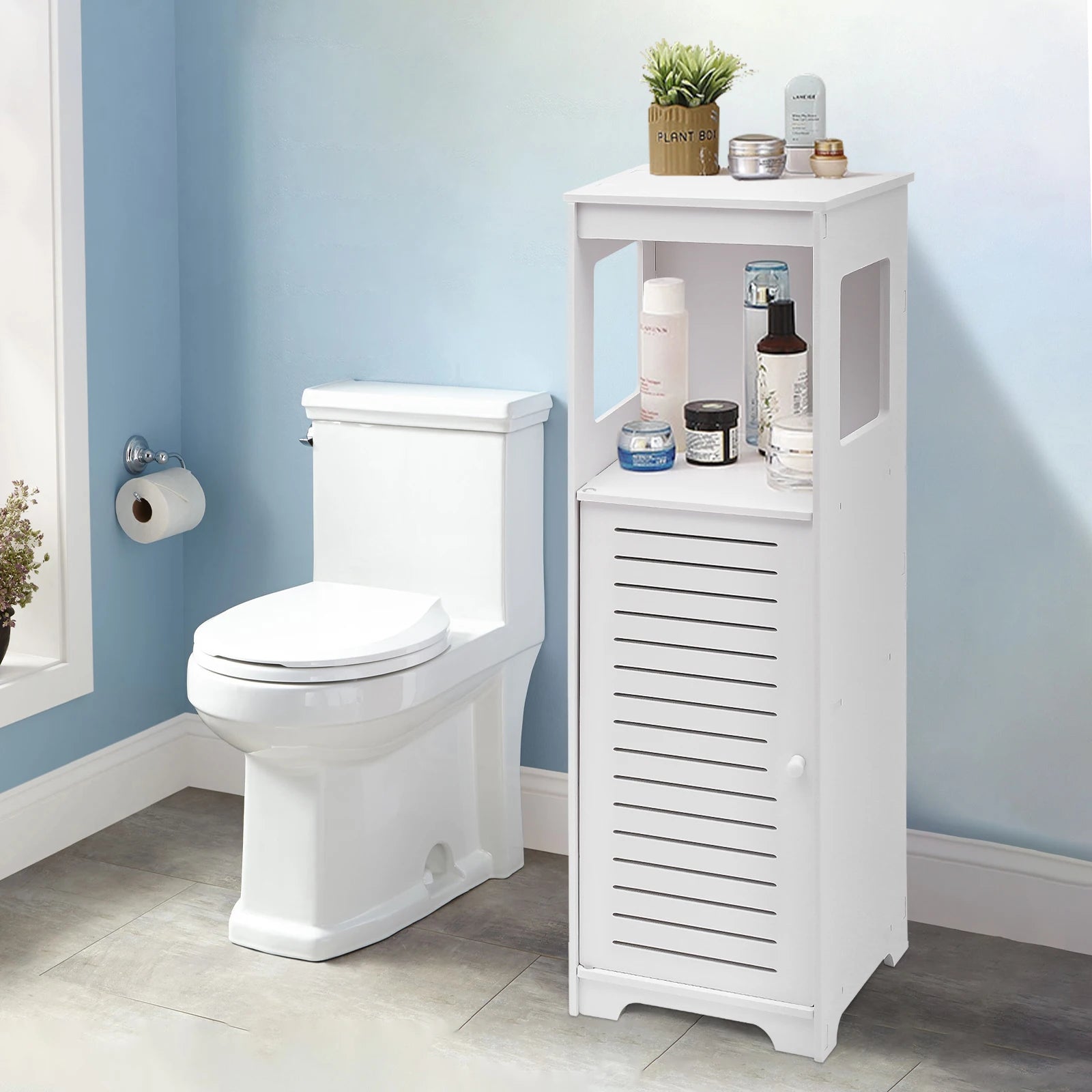 Colonne de salle de bain ventilée en PVC 28 × 25 × 90 cm