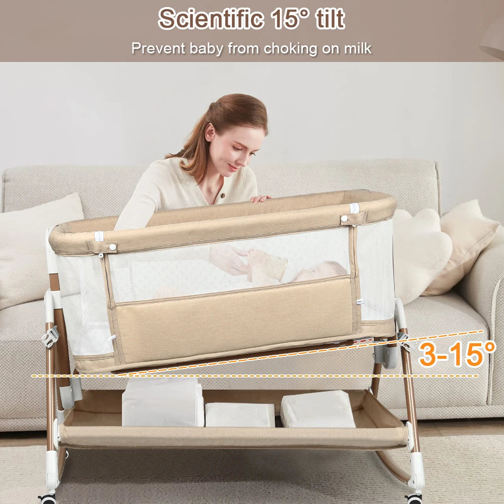 Berceau cododo 3 en 1 réglable avec matelas