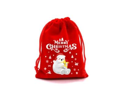 Série E de pochettes rouges de Noël