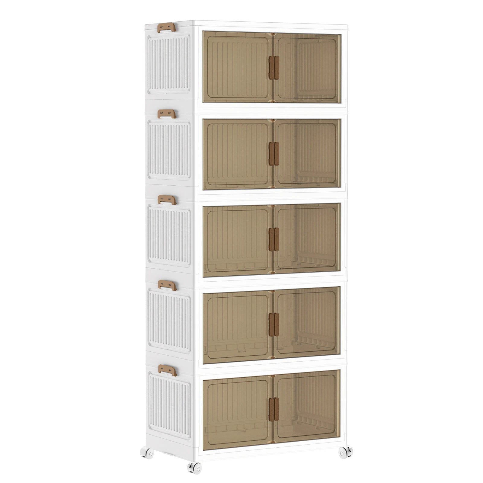 Armoire pliable à roulettes 4 ou 5 niveaux