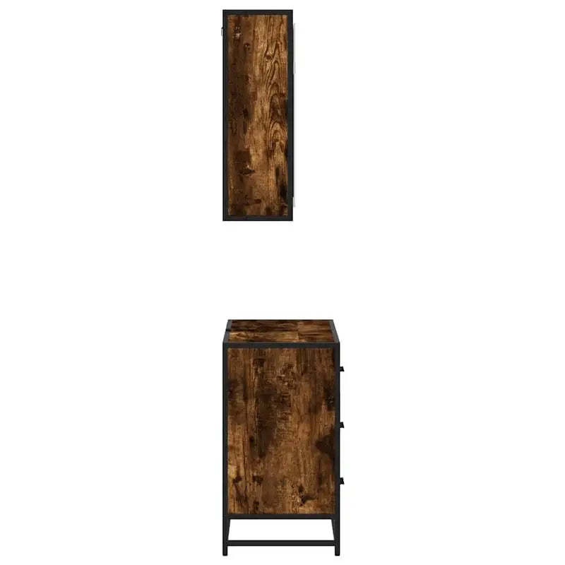 Ensemble salle de bain avec meuble vasque et armoire murale