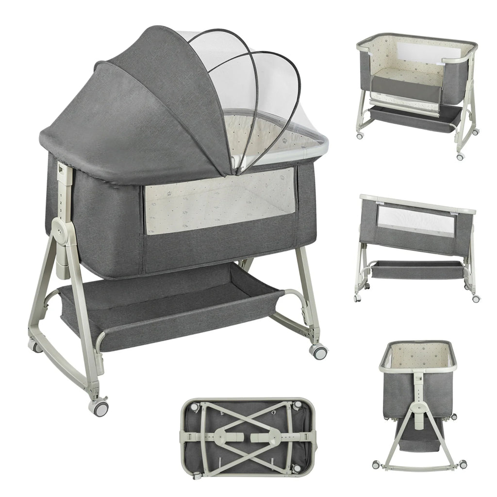 Lit cododo 4 en 1 inclinable avec matelas