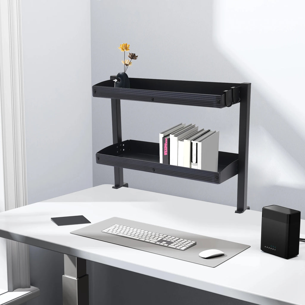 Étagère de bureau à clipser, 2 niveaux – vue 2