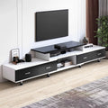 Meuble TV extensible de 120 à 170 cm avec tiroirs