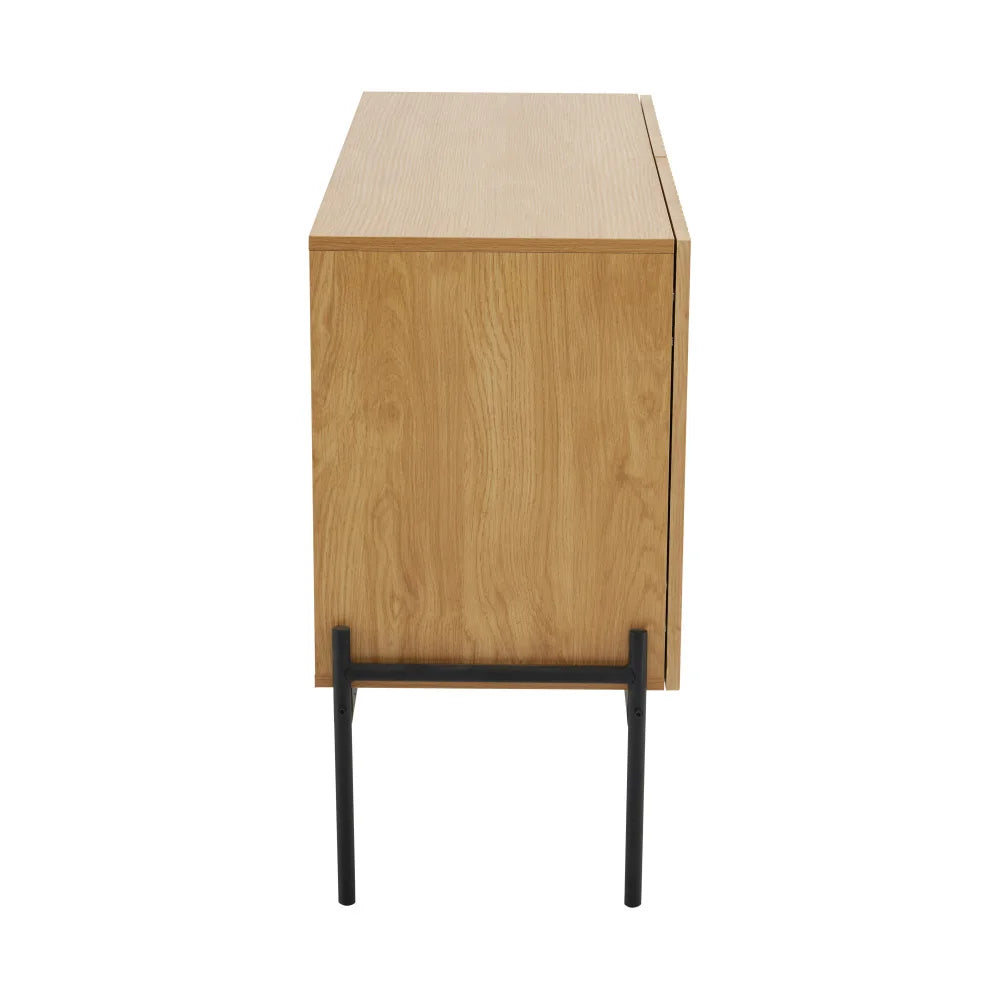 Buffet moderne 2 portes et 3 tiroirs 140 cm