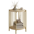 Table d’appoint ronde à 2 niveaux – Ø 41 cm