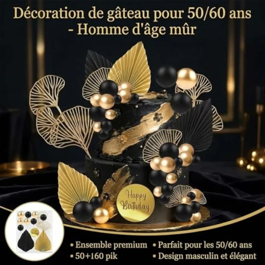 Idée de présentation du gâteau pour un anniversaire