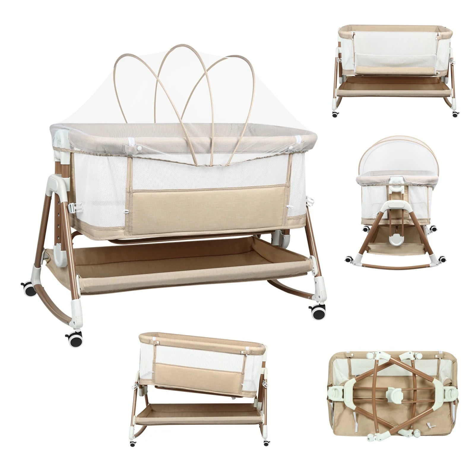 Berceau cododo 3 en 1 réglable avec matelas
