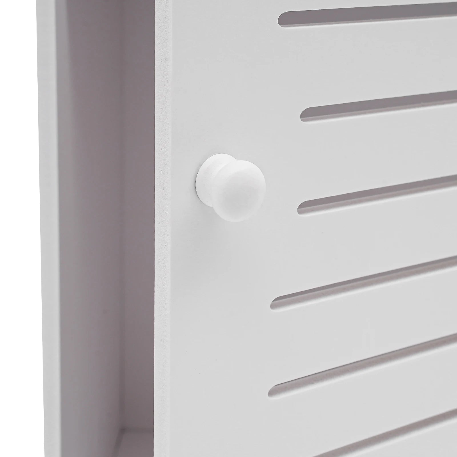 Meuble de salle de bain 4 niveaux en PVC 28 × 25 × 90 cm