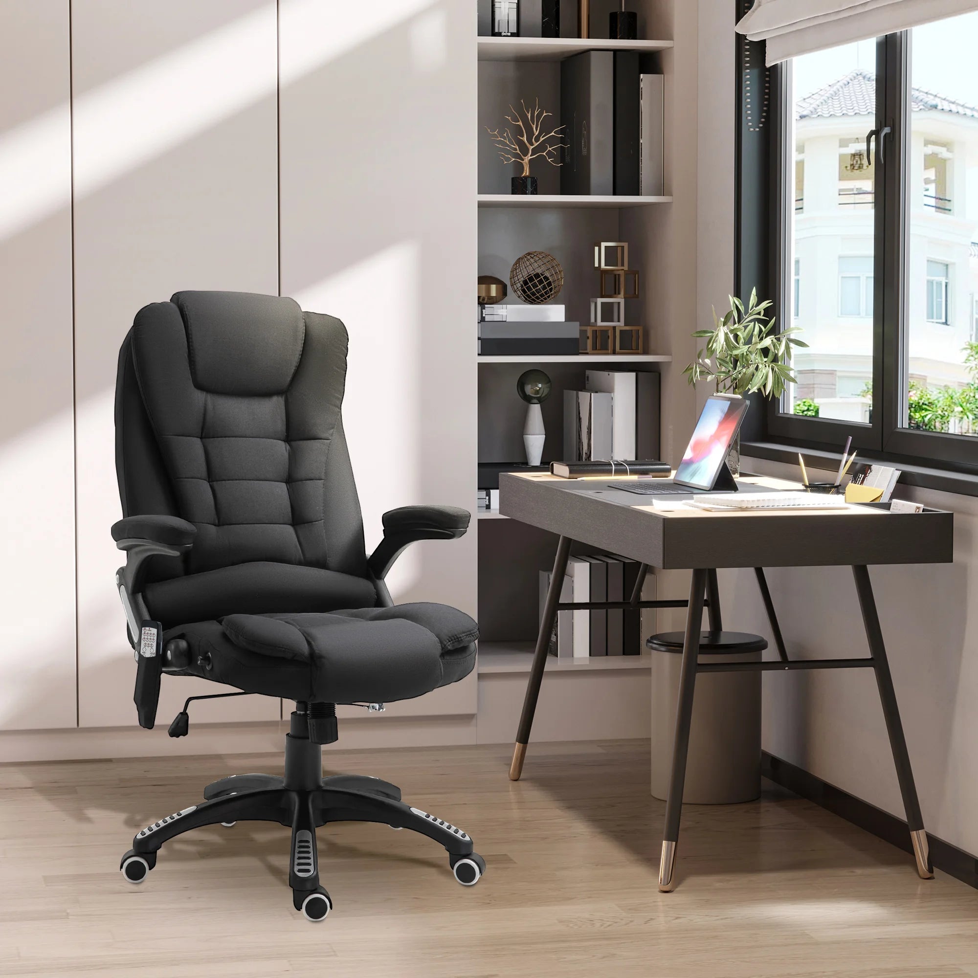 Fauteuil massant inclinable avec chauffage lombaire