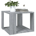 Table basse cube gris Sonoma 40 × 40 × 30 cm — vue d’ensemble