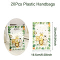 Lot de 20 sacs jungle : dimensions 16,5 sur 25 cm