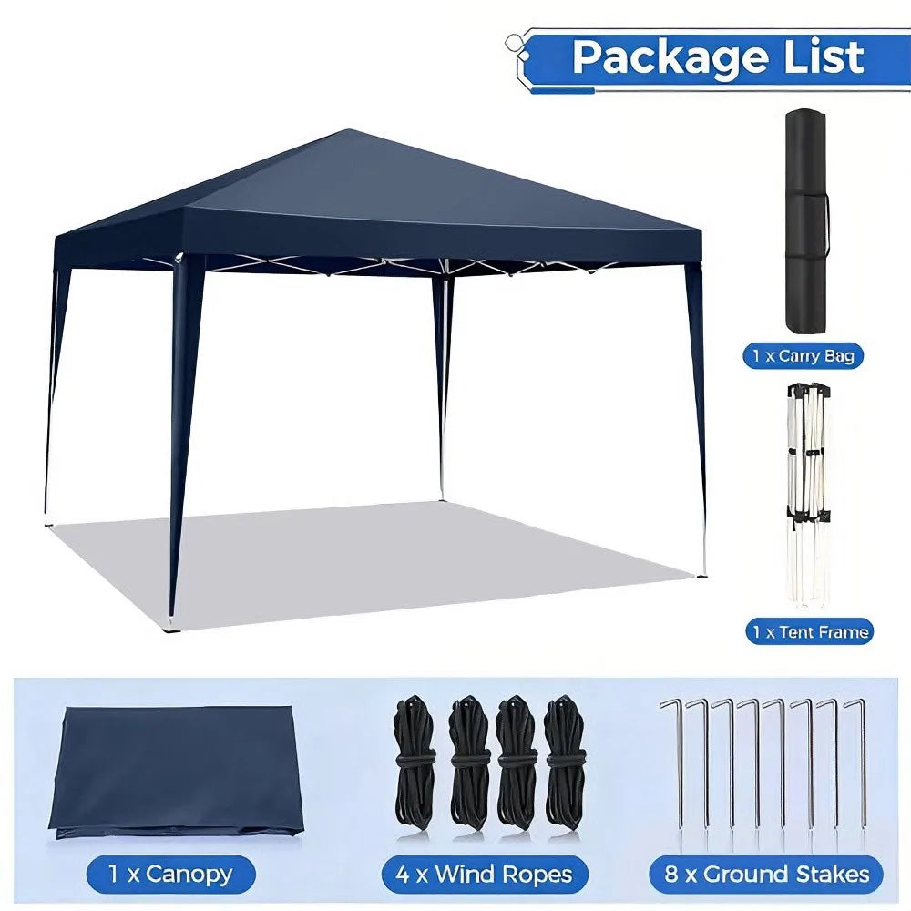 Pergola pliante 2 × 2 ou 3 × 3 m réglable