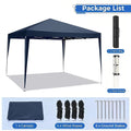 Pergola pliante 2 × 2 ou 3 × 3 m réglable