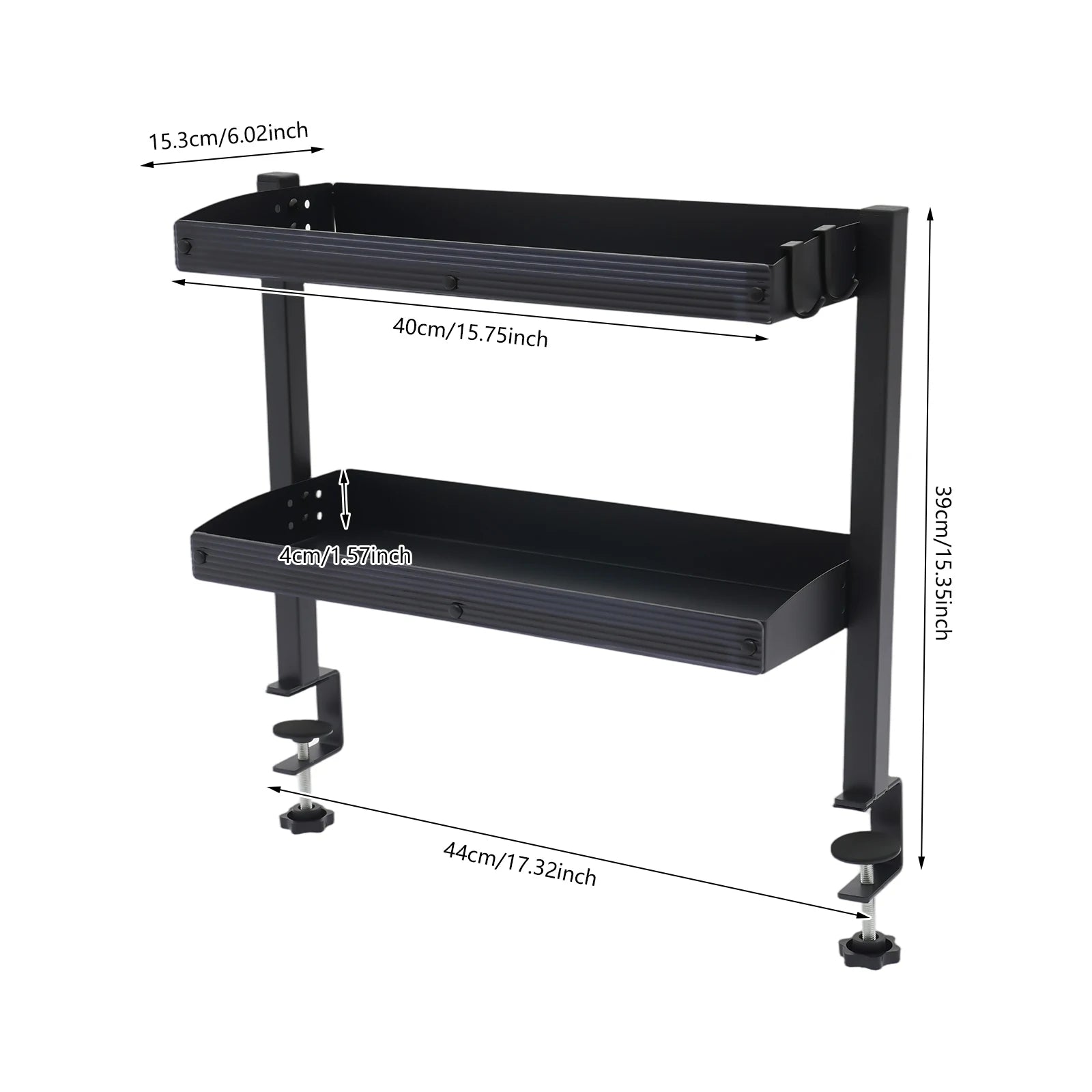 Étagère de bureau à clipser, 2 niveaux – vue 15