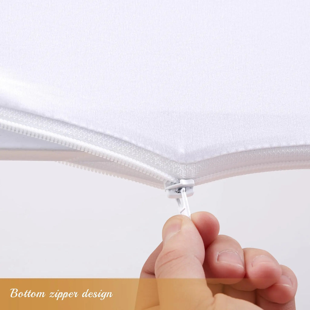 Housse textile extensible coloris champagne pour arche de cérémonie, visuel 5
