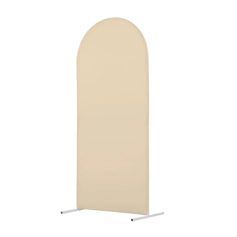 Housse textile extensible coloris champagne pour arche de cérémonie, visuel 7