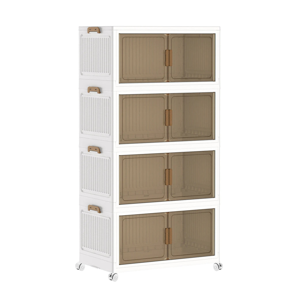 Armoire pliable à roulettes 4 ou 5 niveaux