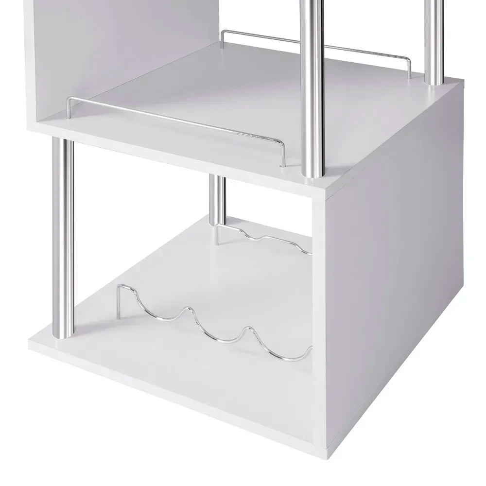 Table de bar haute à trois étagères avec plateau de 113 cm, visuel 9