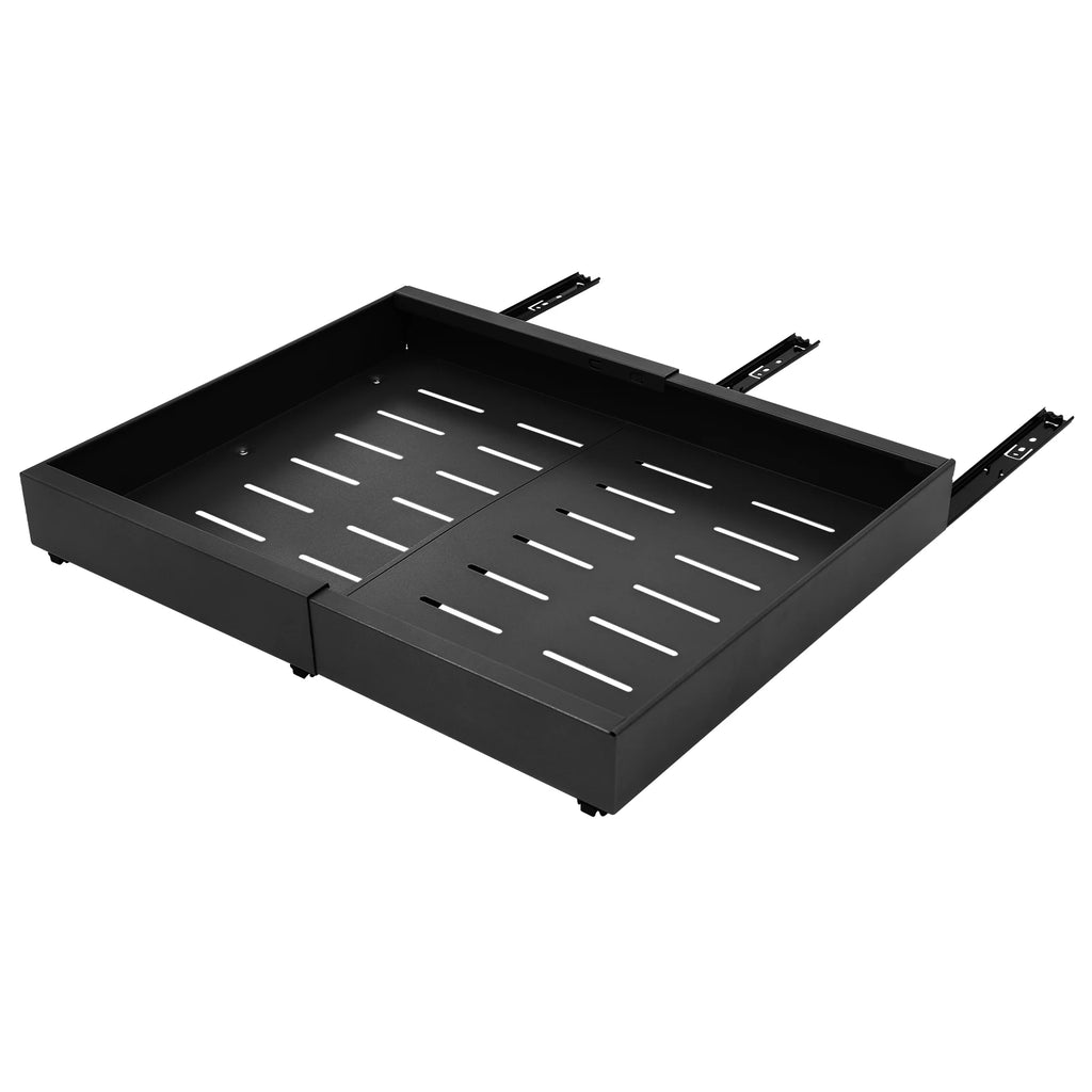 Tiroir de rangement extractible et extensible sans perçage