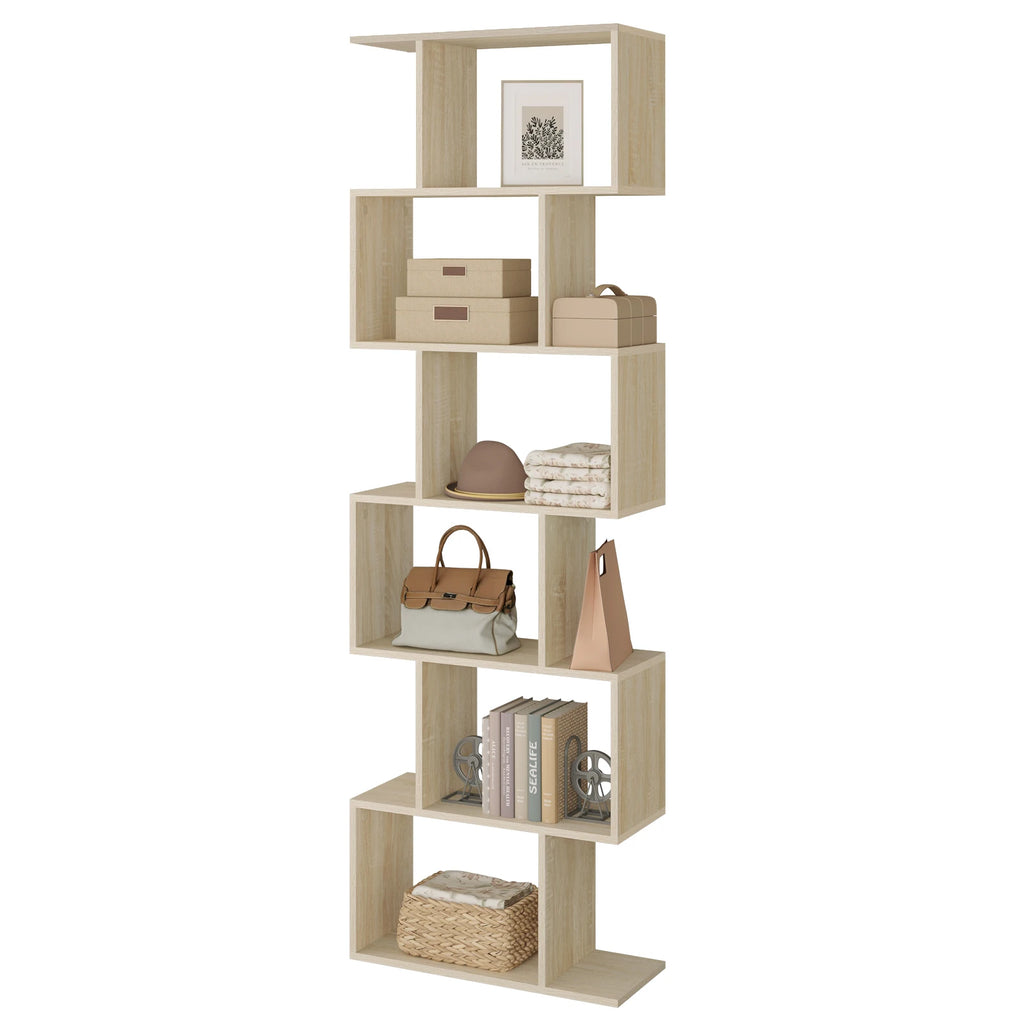Bibliothèque en S à 6 niveaux 189,5 cm