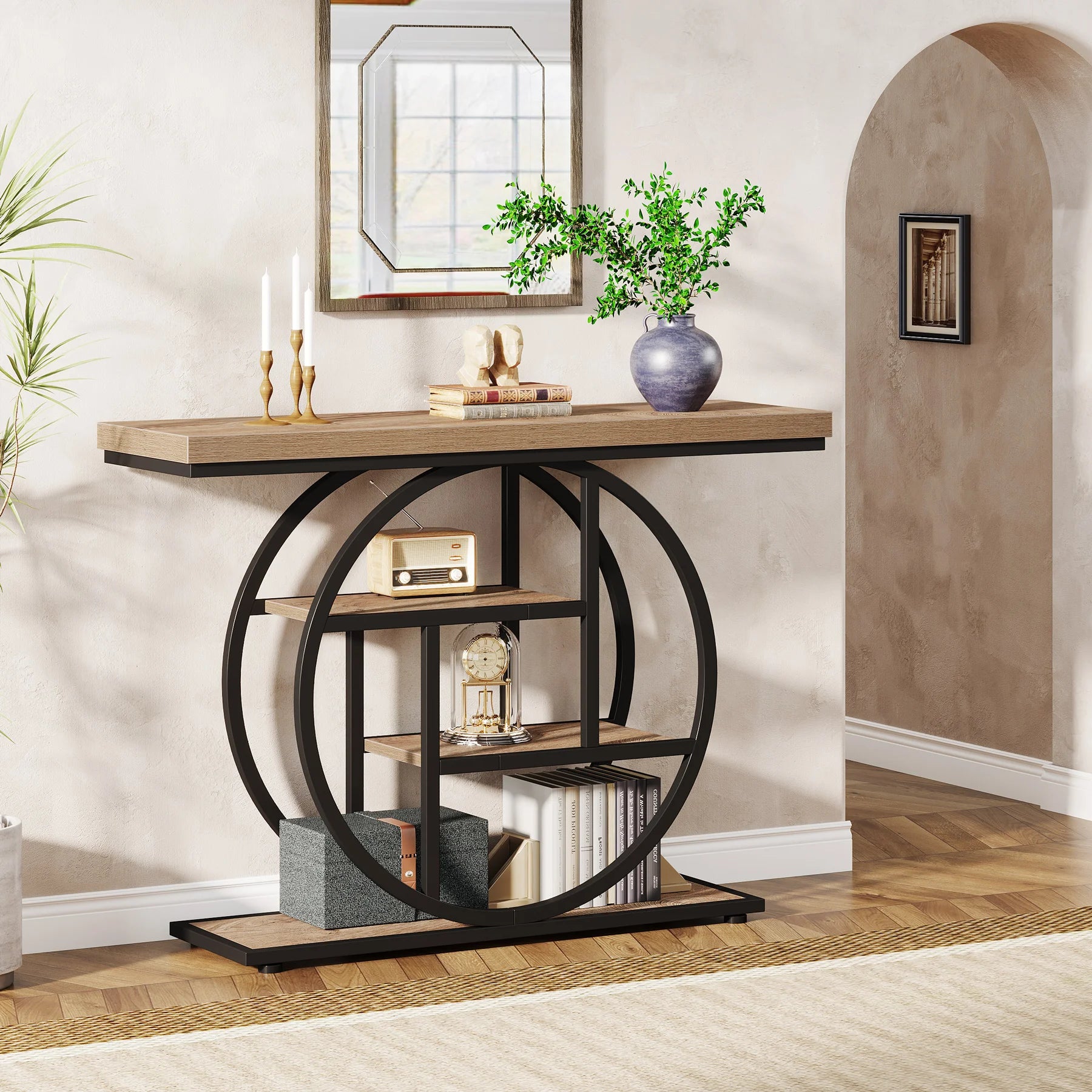 Console d’entrée industrielle à 4 niveaux 105 cm