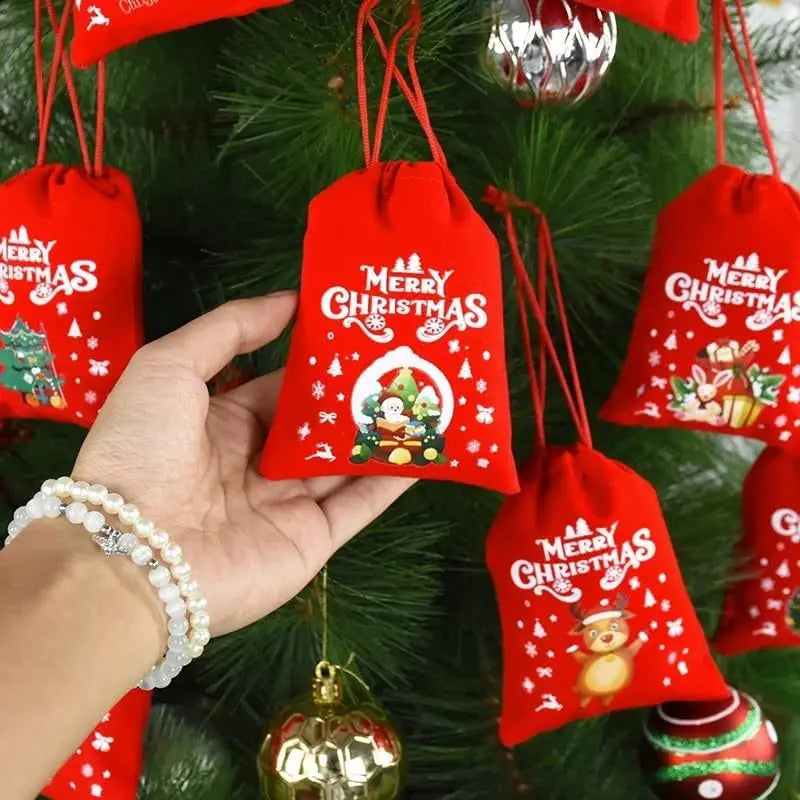 Assortiment de pochettes de Noël suspendues