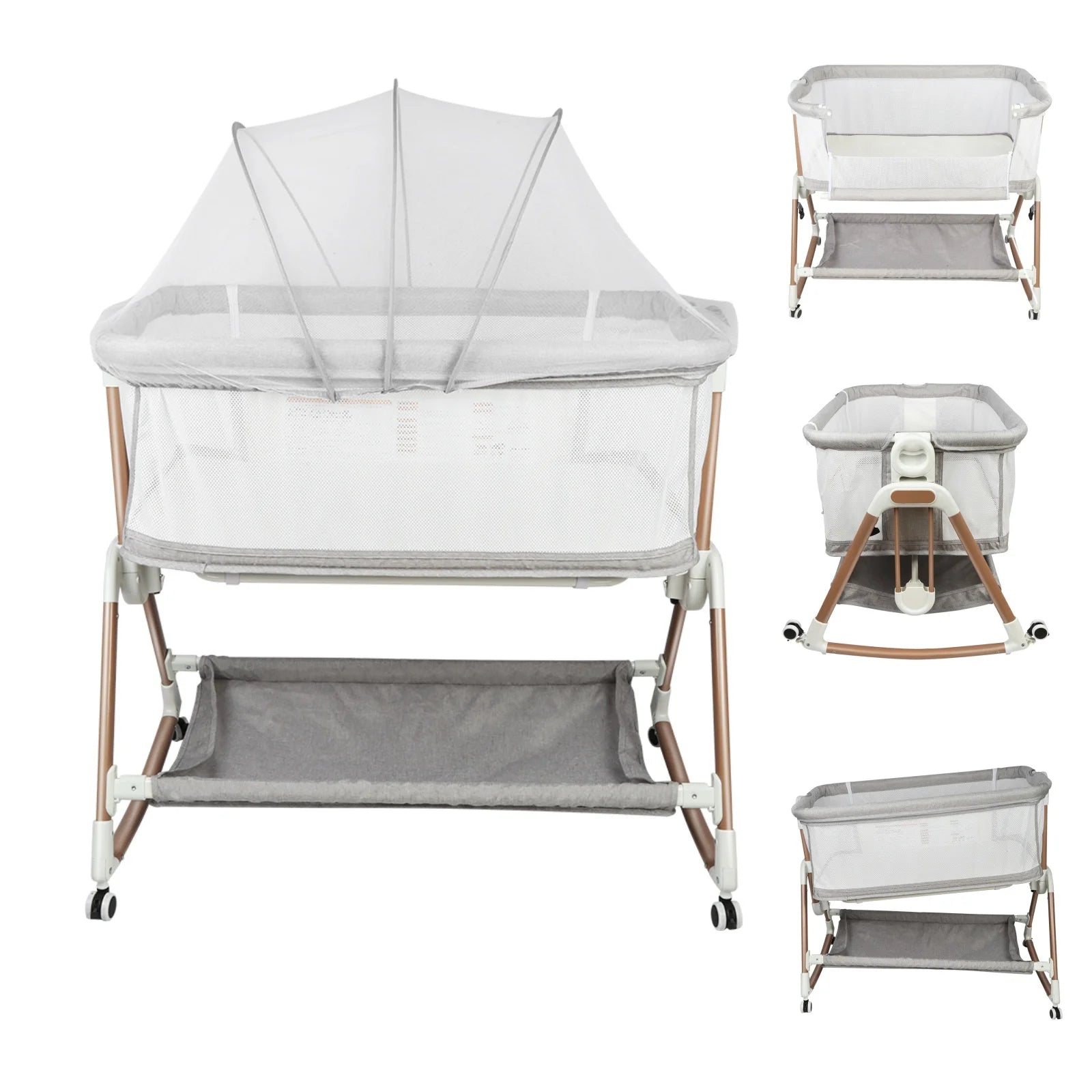 Berceau cododo 3 en 1 réglable avec matelas
