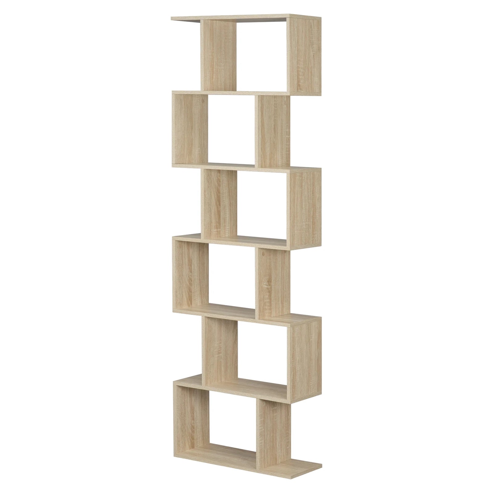 Bibliothèque en S à 6 niveaux 189,5 cm