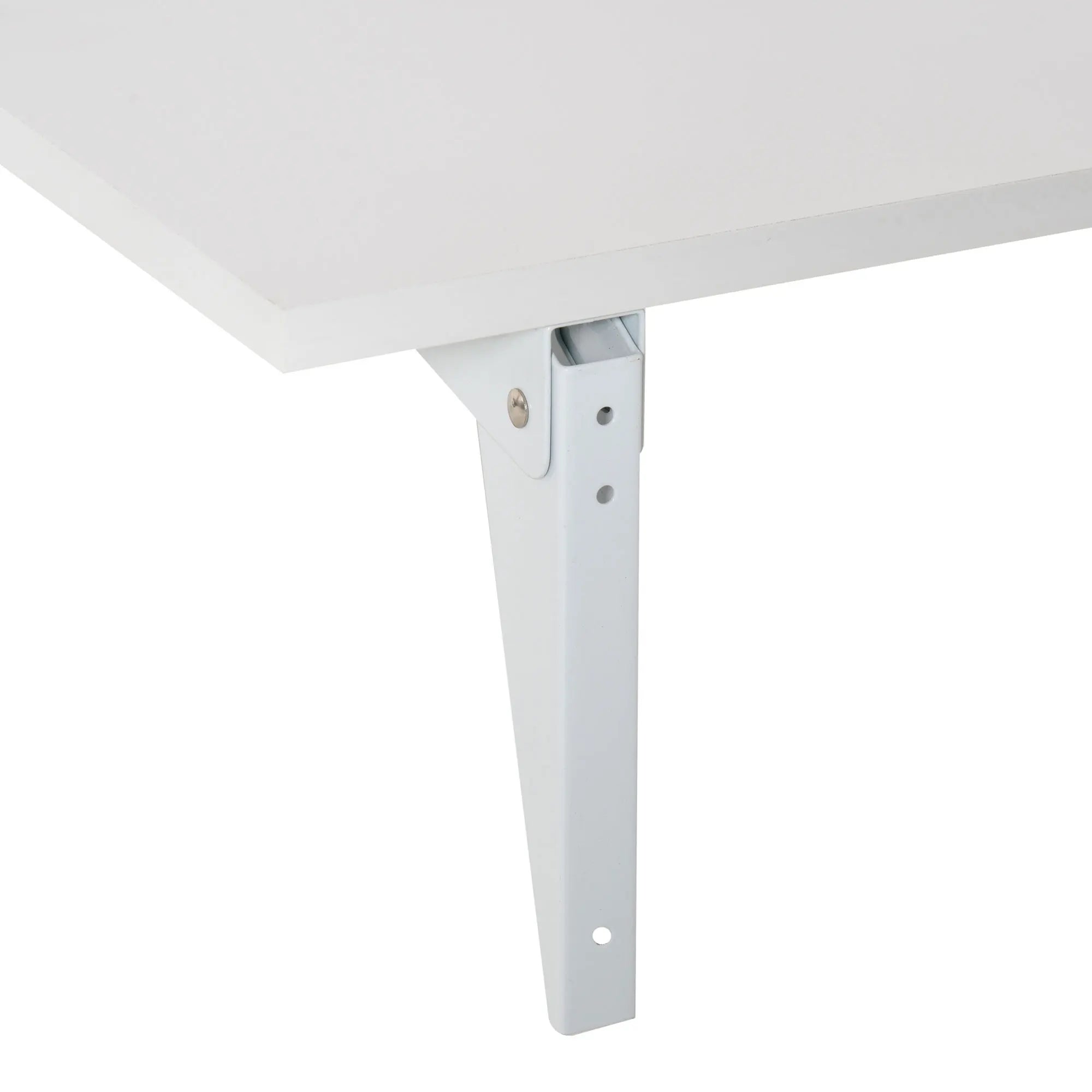 Table murale pliante 60 × 40 cm blanche
