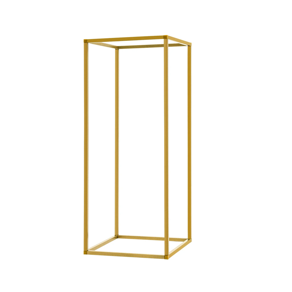 Lot de 10 colonnes dorées pour fleurs et décorations