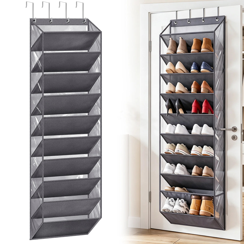 Rangement suspendu pour chaussures à dix poches, visuel 8