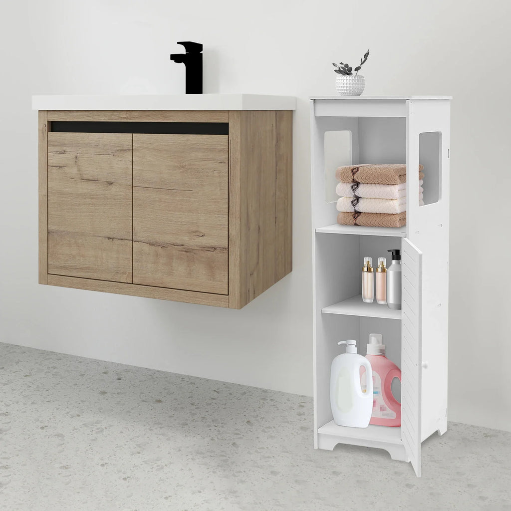 Colonne de salle de bain ventilée en PVC 28 × 25 × 90 cm