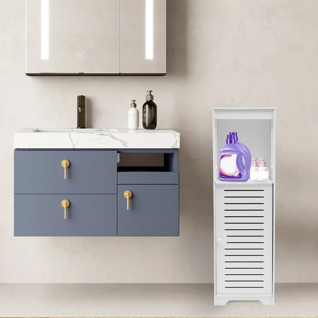 Colonne de salle de bain ventilée en PVC 28 × 25 × 90 cm