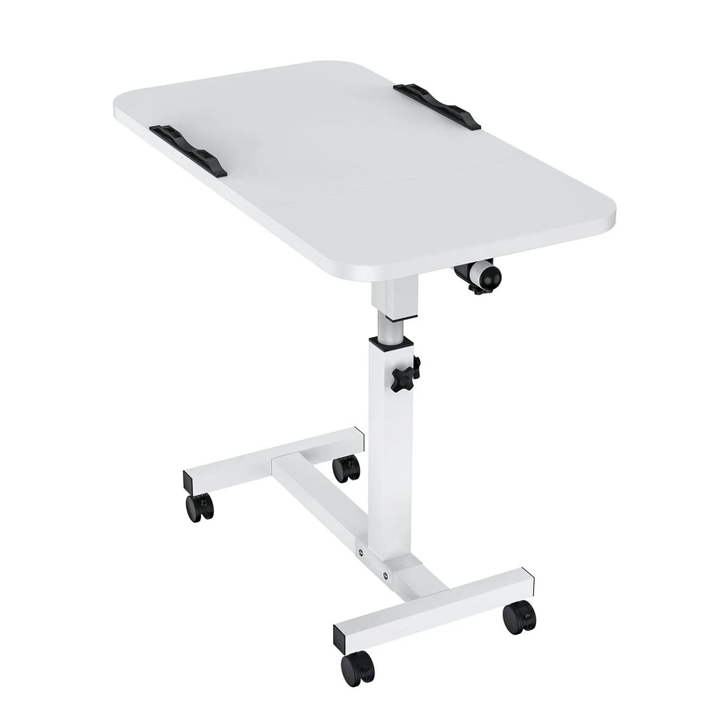Bureau mobile inclinable sur roulettes pour ordinateur