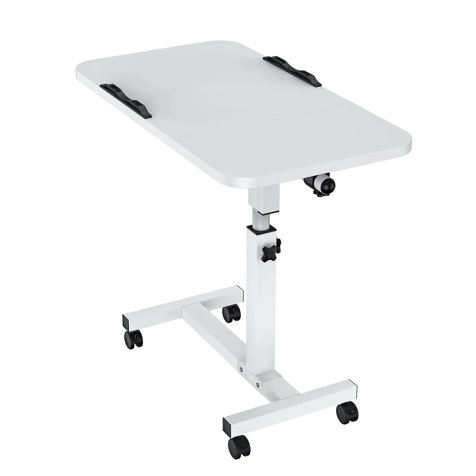 Bureau mobile inclinable sur roulettes pour ordinateur